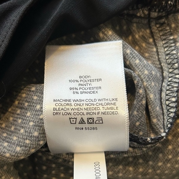 Express Women's Bodysuit Size XS Satin Polka Dot Cowl Neck Gramercy NWT $64 - Picture 15 of 15